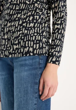 Printshirt in tuniekstijl