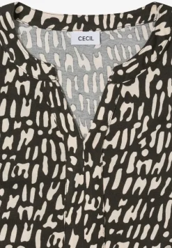 Printshirt in tuniekstijl