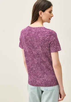 Printshirt in tuniekstijl