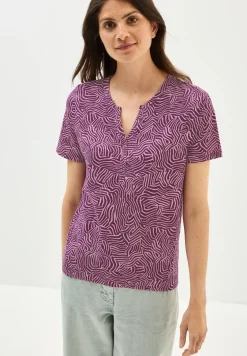 Printshirt in tuniekstijl