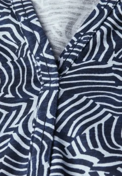 Printshirt in tuniekstijl