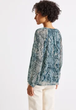 Raglan chiffon blouse
