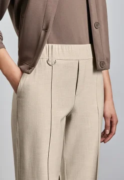 Rechte gemêleerde broek