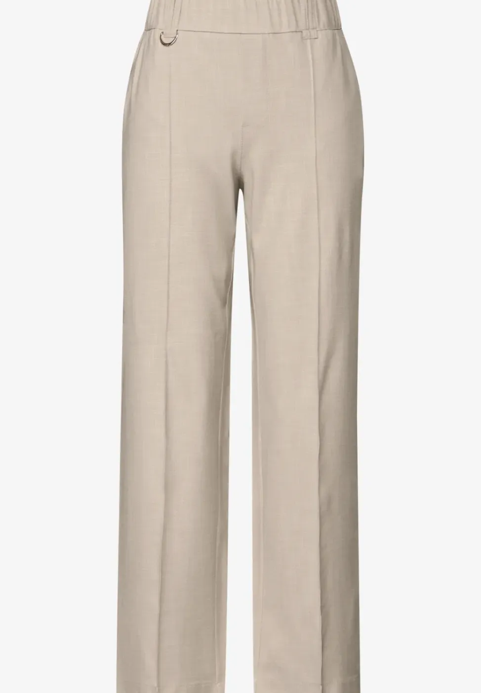Rechte gemêleerde broek