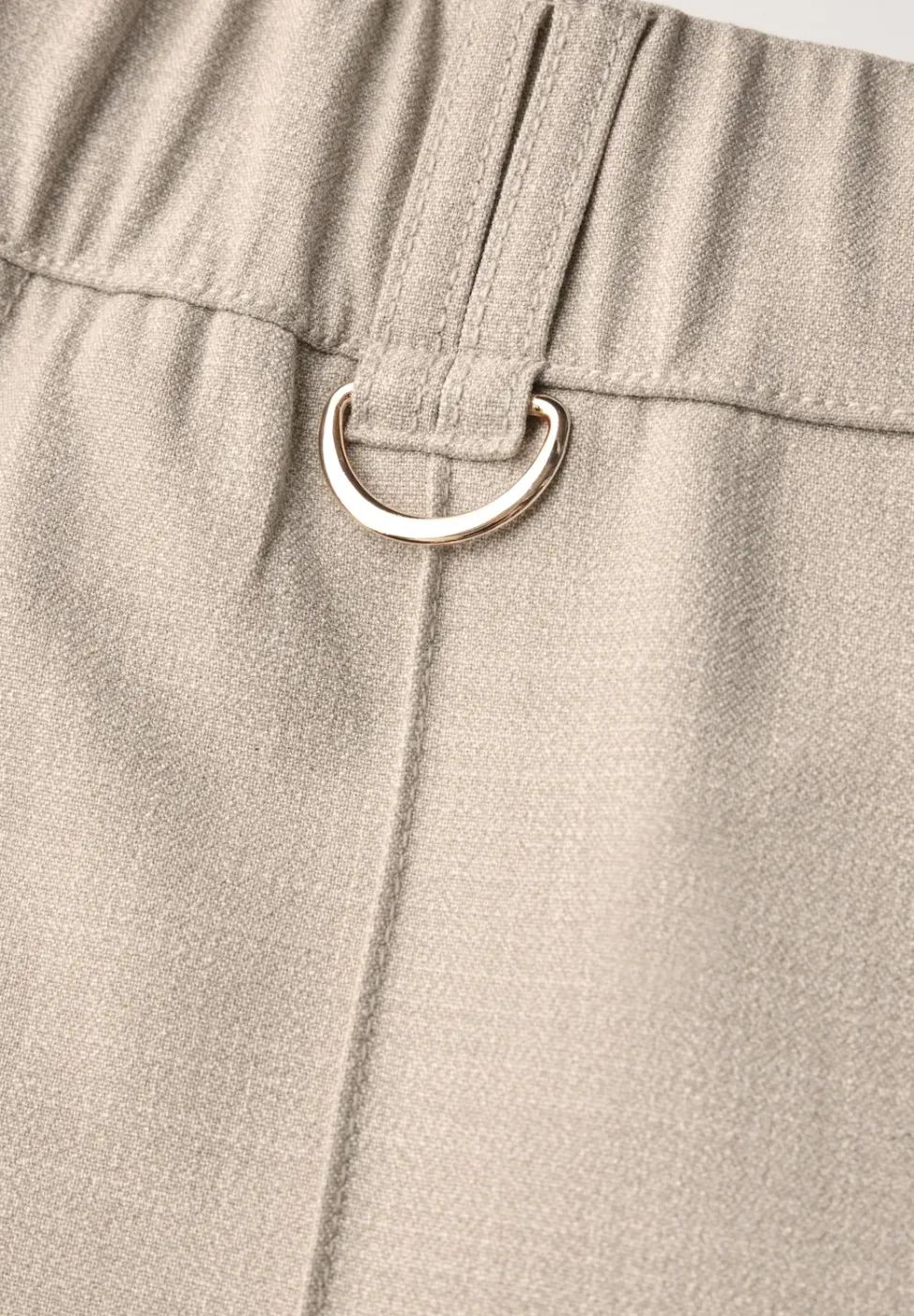 Rechte gemêleerde broek