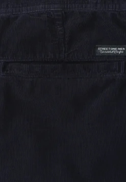 Regular Fit chino shorts van ribfluweel