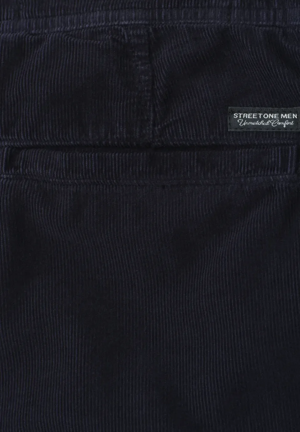 Regular Fit chino shorts van ribfluweel