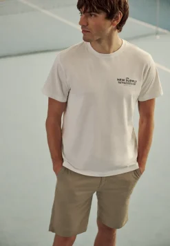 Regular Fit chino shorts met zakken