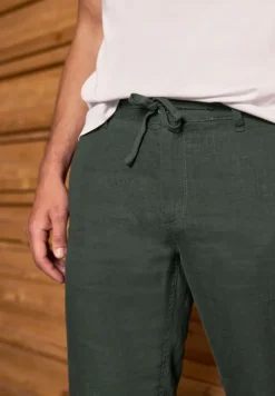 Relaxed Fit linnen chino
