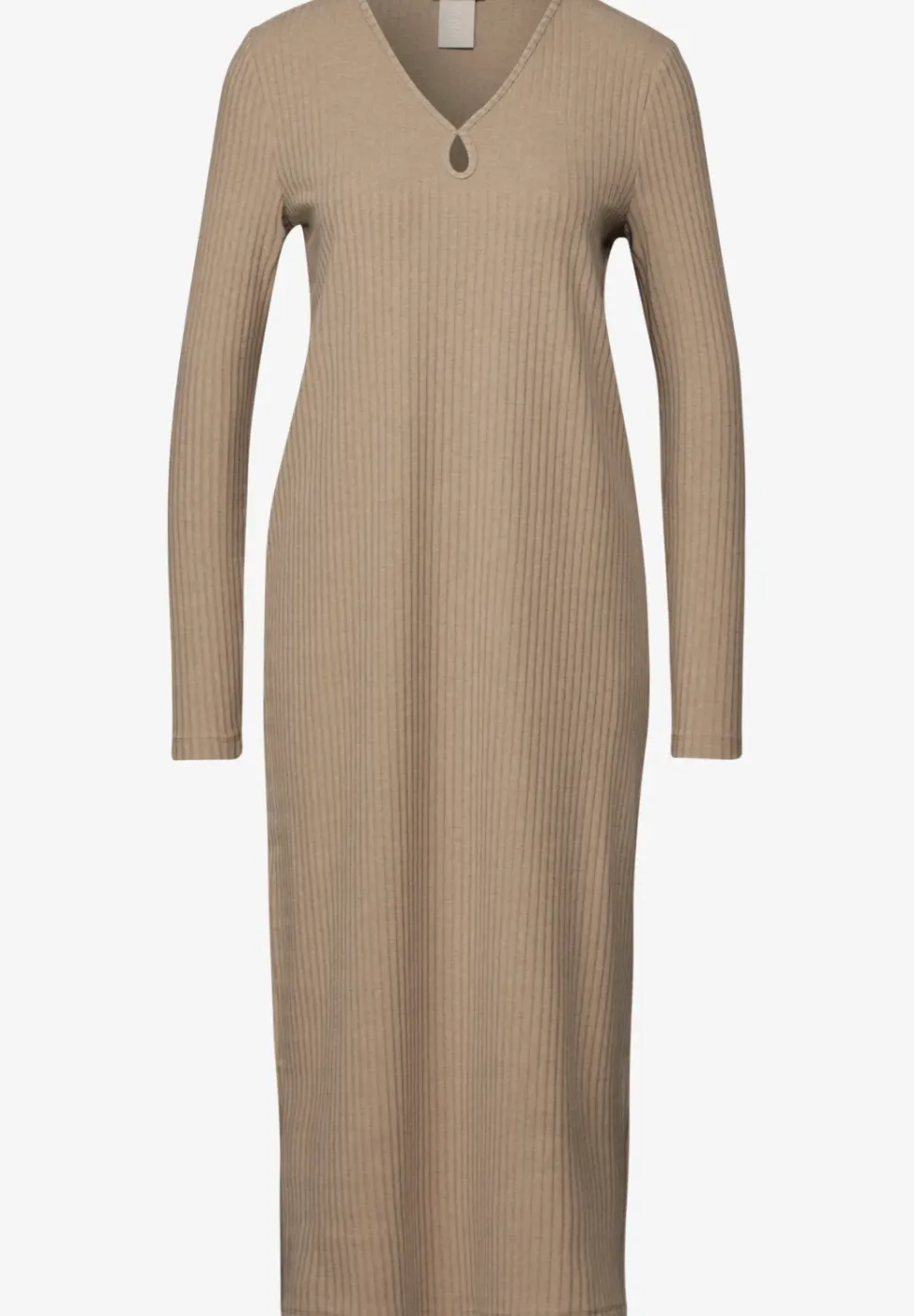 Ribtricot jurk