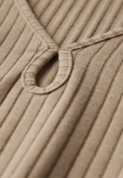 Ribtricot jurk
