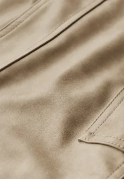 Rok in lederlook