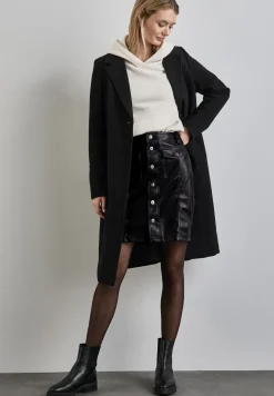 Rok in lederlook