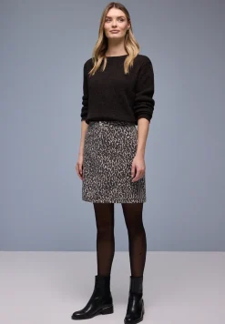 Rok met leopatroon