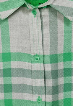 Ruiten blouse van viscose