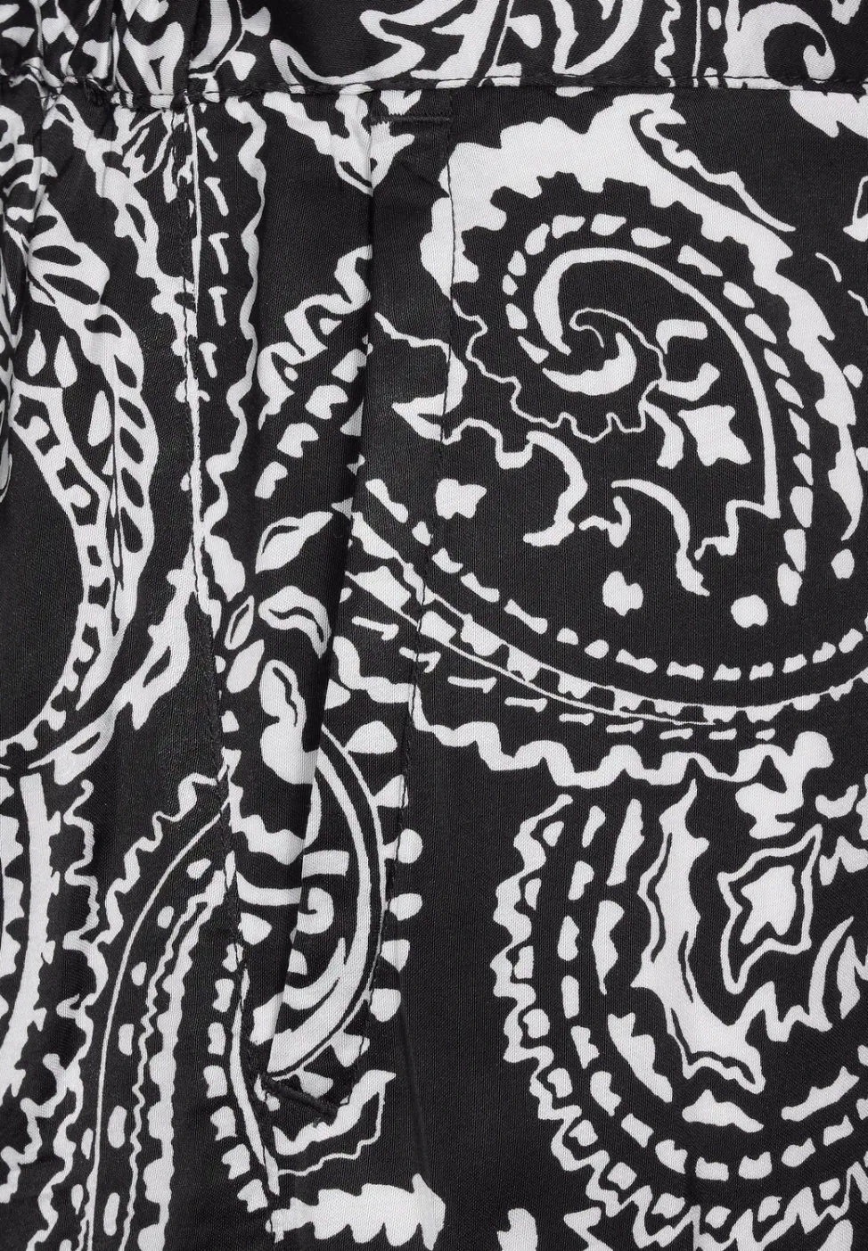 Satijnen paisley-shirt