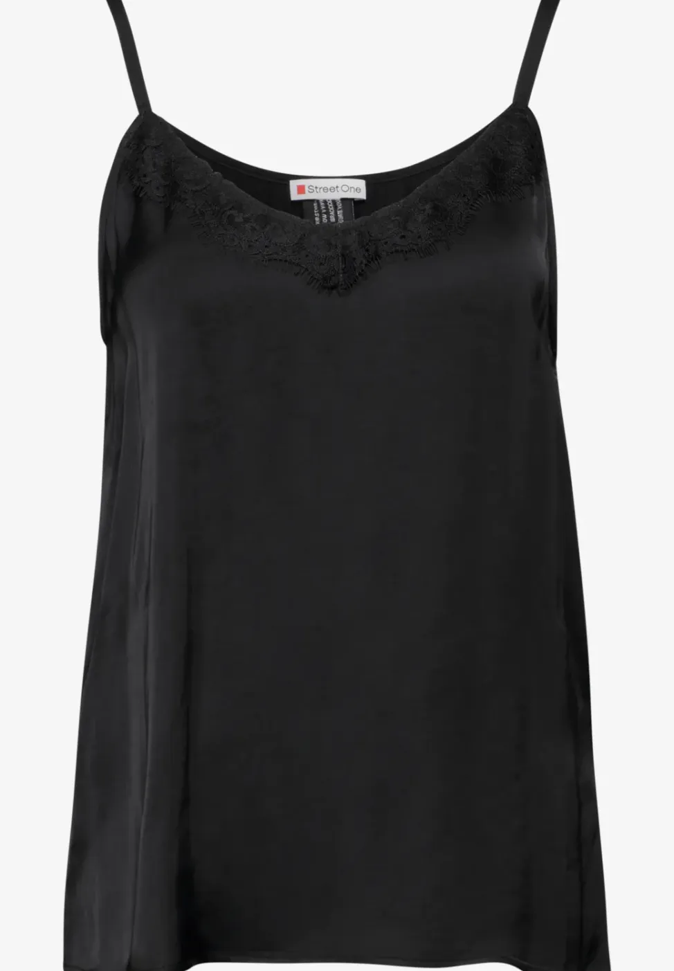 Satijnen blouse top