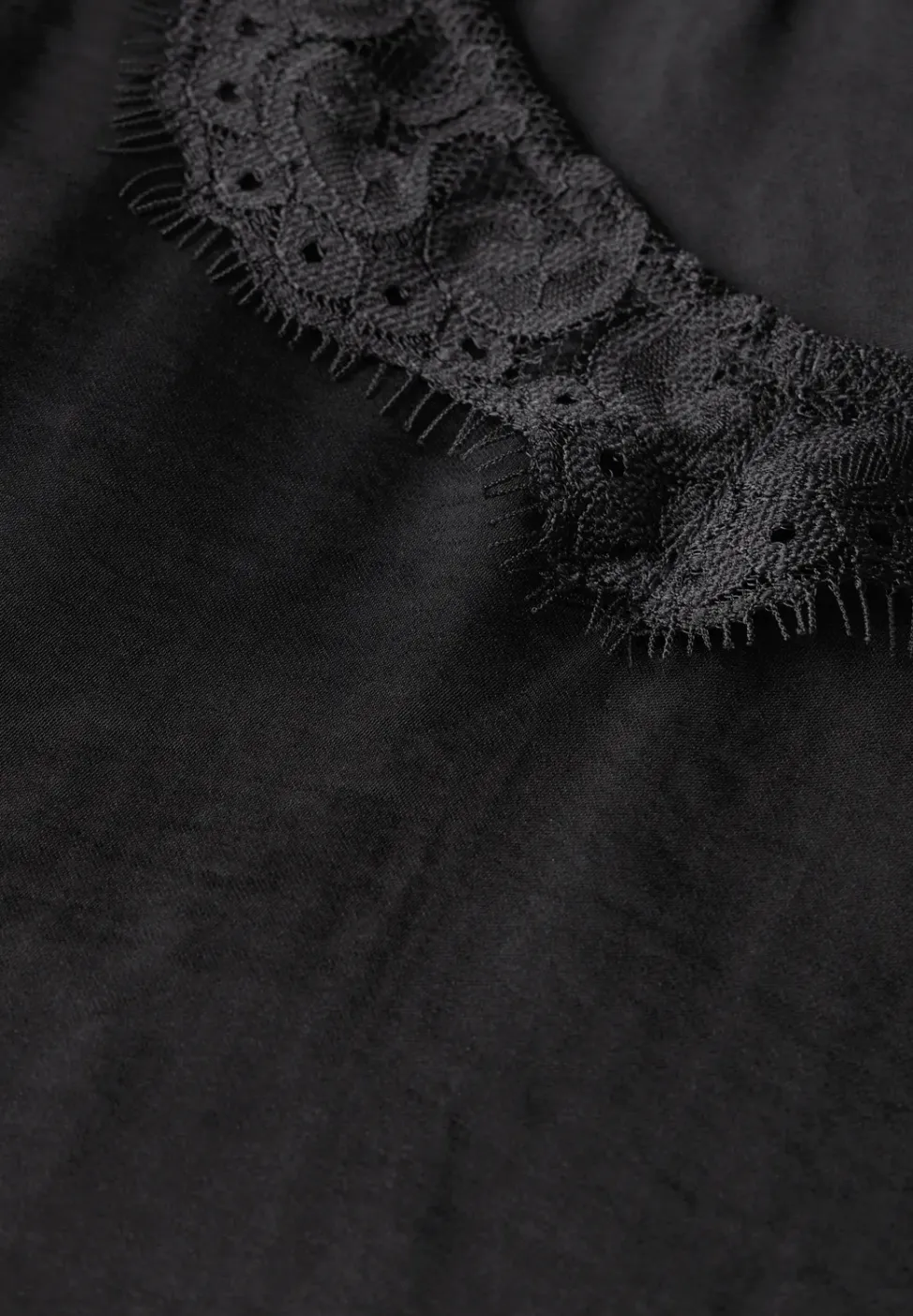 Satijnen blouse top