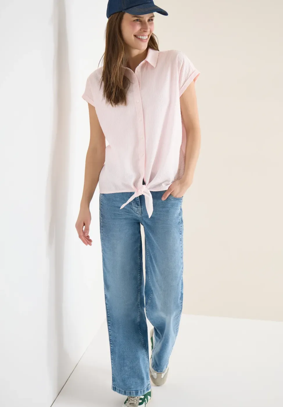 Seersucker blouse