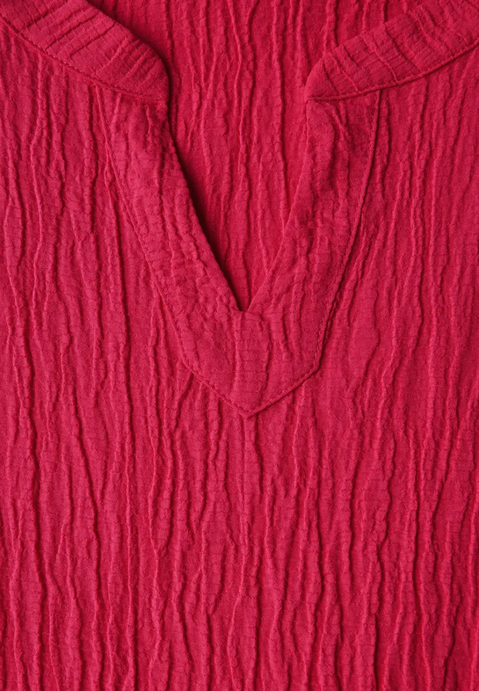 Seersucker jurk met volants