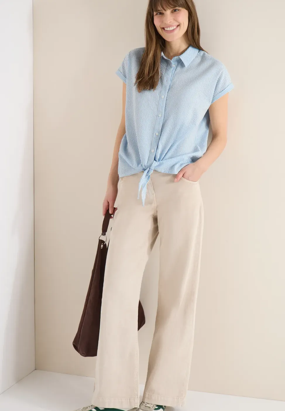 Seersucker blouse