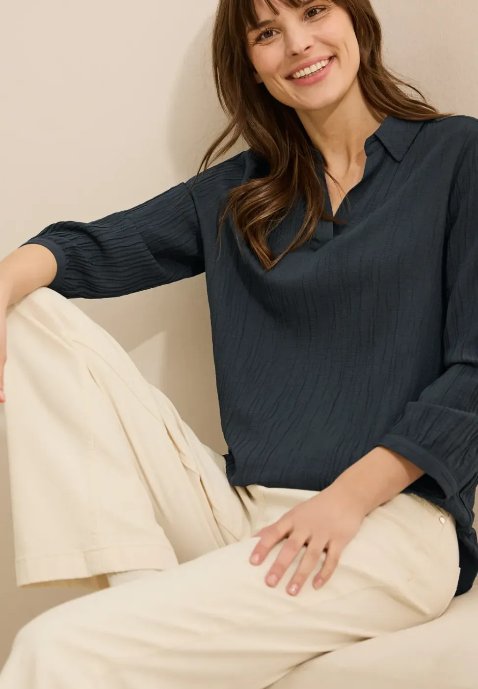 Seersucker blouse