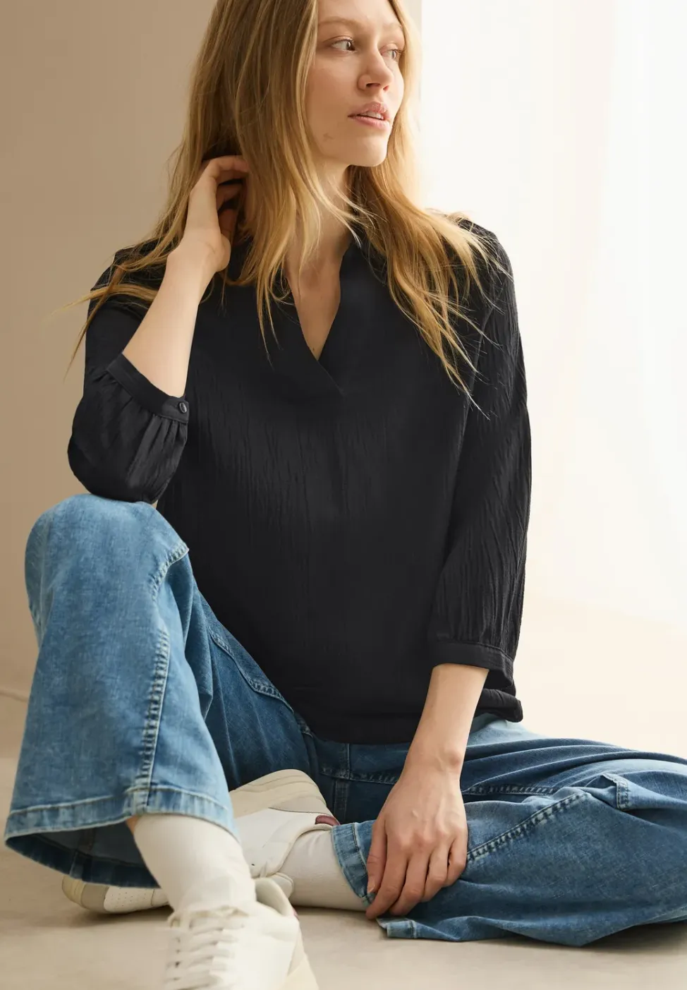 Seersucker blouse