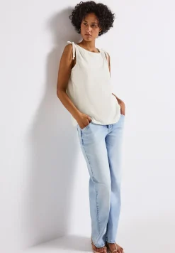 Seersucker blouse top