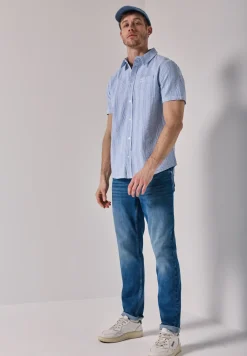 Seersucker overhemd