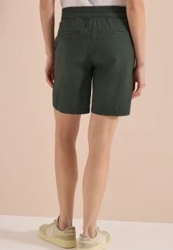 Seersucker shorts in effen kleuren