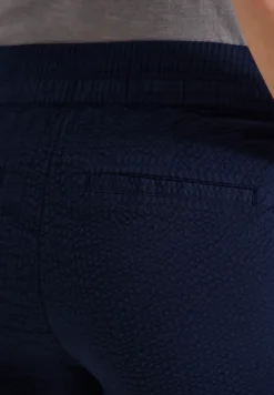 Seersucker shorts in effen kleuren