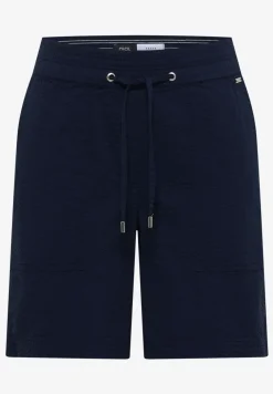 Seersucker shorts in effen kleuren