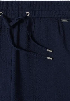 Seersucker shorts in effen kleuren