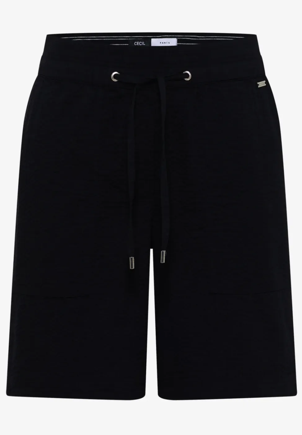 Seersucker shorts in effen kleuren