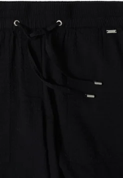 Seersucker shorts in effen kleuren