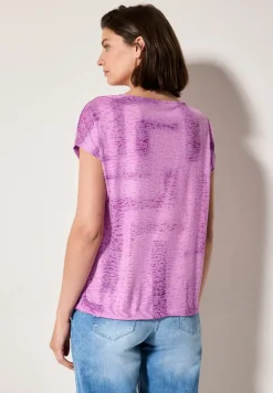 Shirt in burnout look