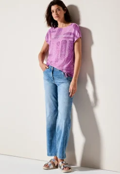 Shirt in burnout look
