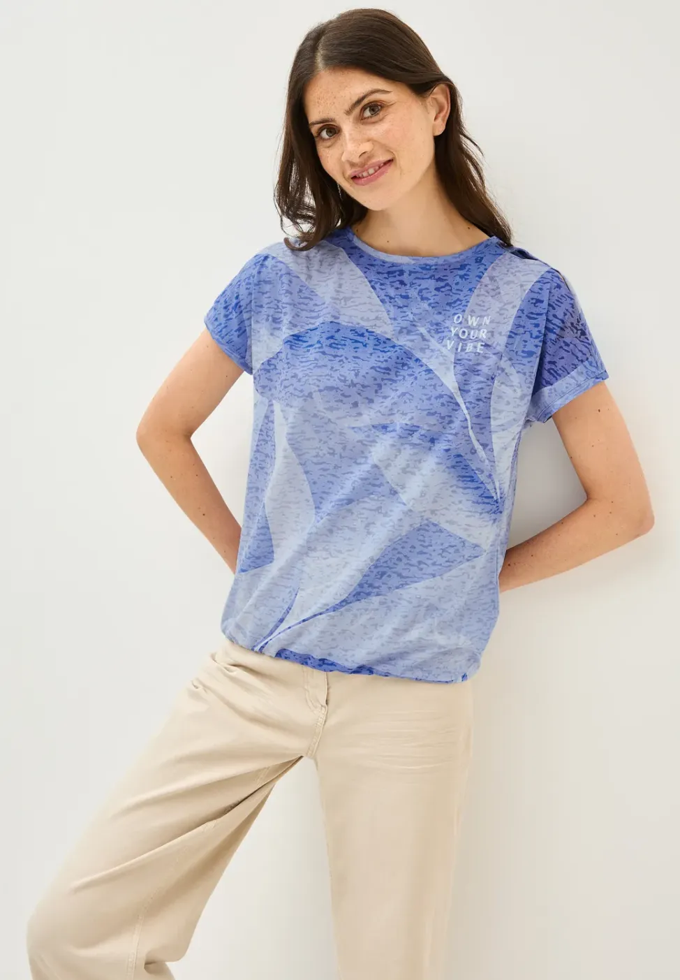 Shirt in burnout look
