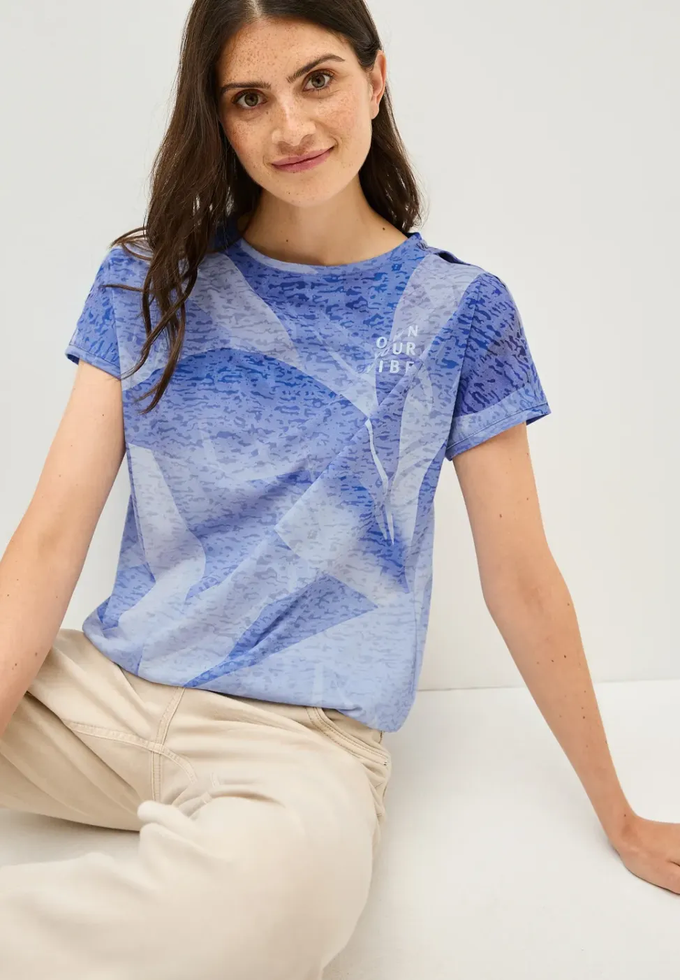 Shirt in burnout look