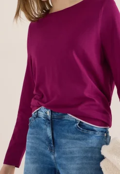 Shirt in effen kleur