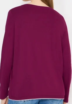 Shirt in effen kleur