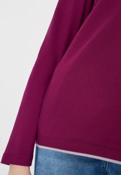 Shirt in effen kleur