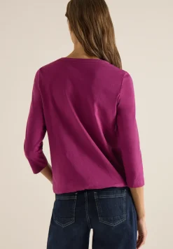 Shirt in effen kleur