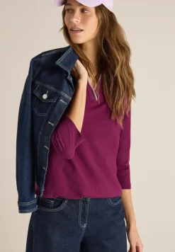 Shirt in effen kleur
