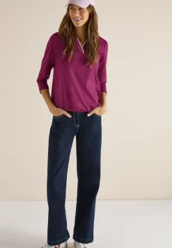 Shirt in effen kleur