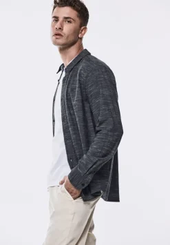 Shirt in gemêleerde look