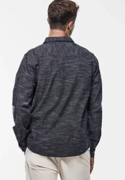 Shirt in gemêleerde look