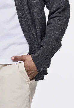 Shirt in gemêleerde look