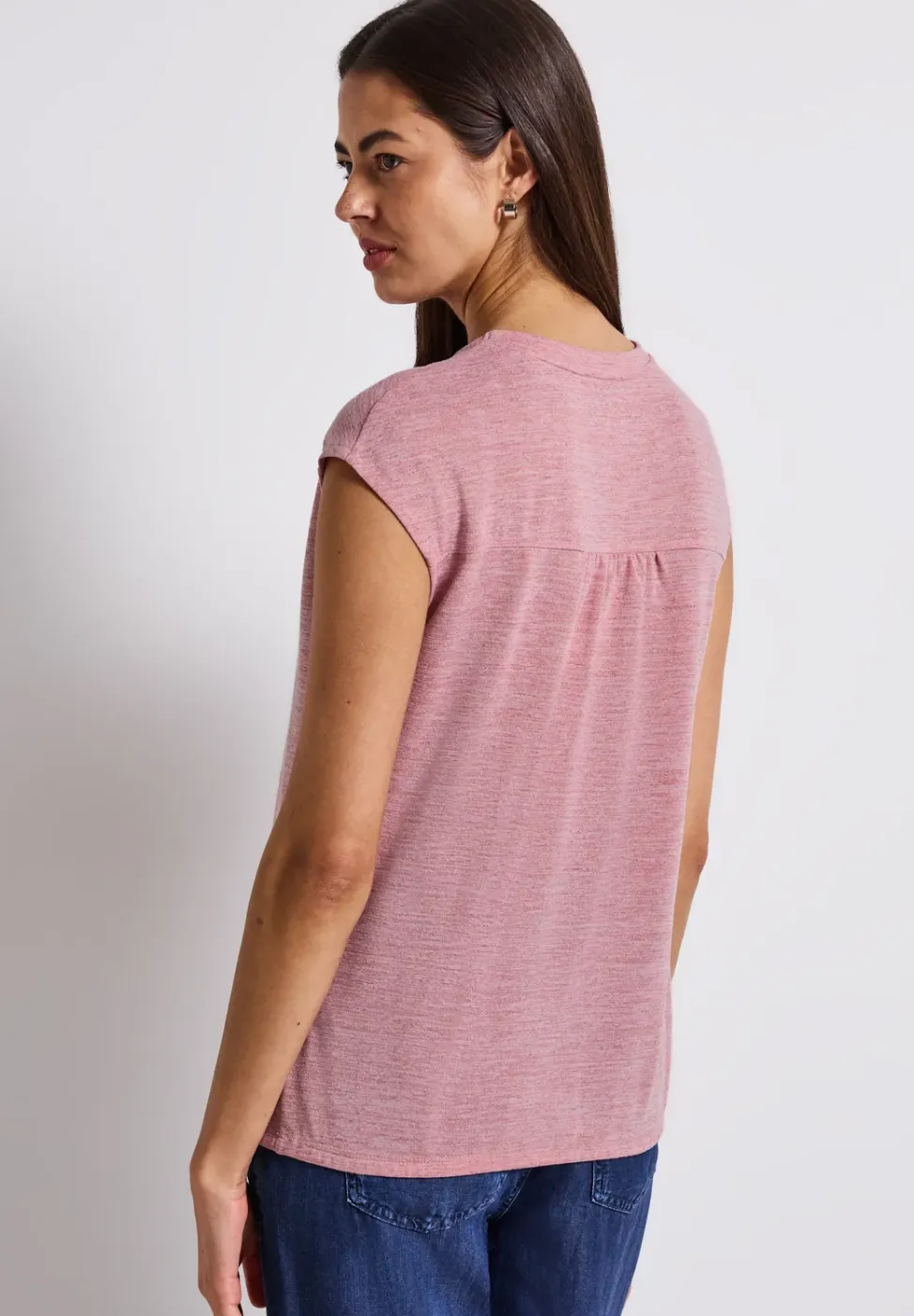 Shirt in linnenlook
