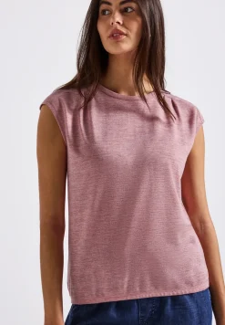 Shirt in linnenlook